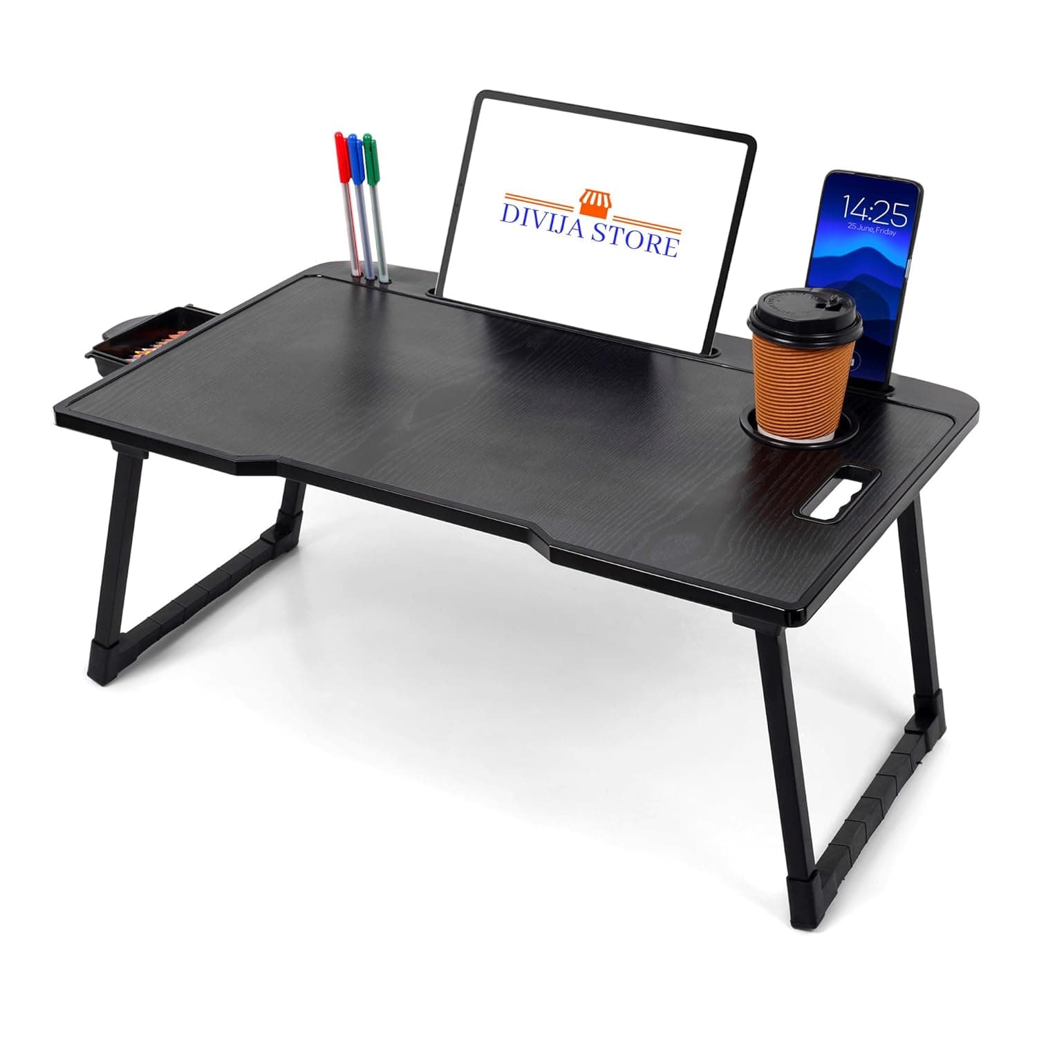 DIVIJA STORE Wood Smart Multipurpose Foldable Laptop Table