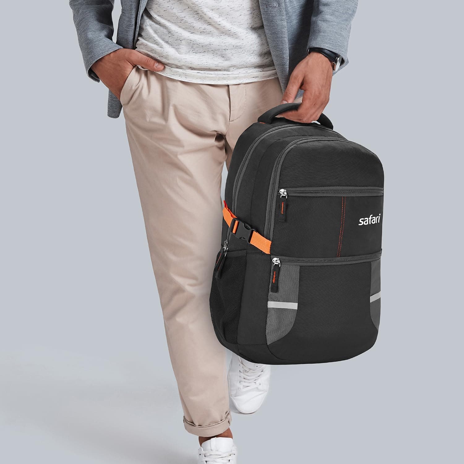 Safari Omega 30L Laptop Backpack with Rain Cover