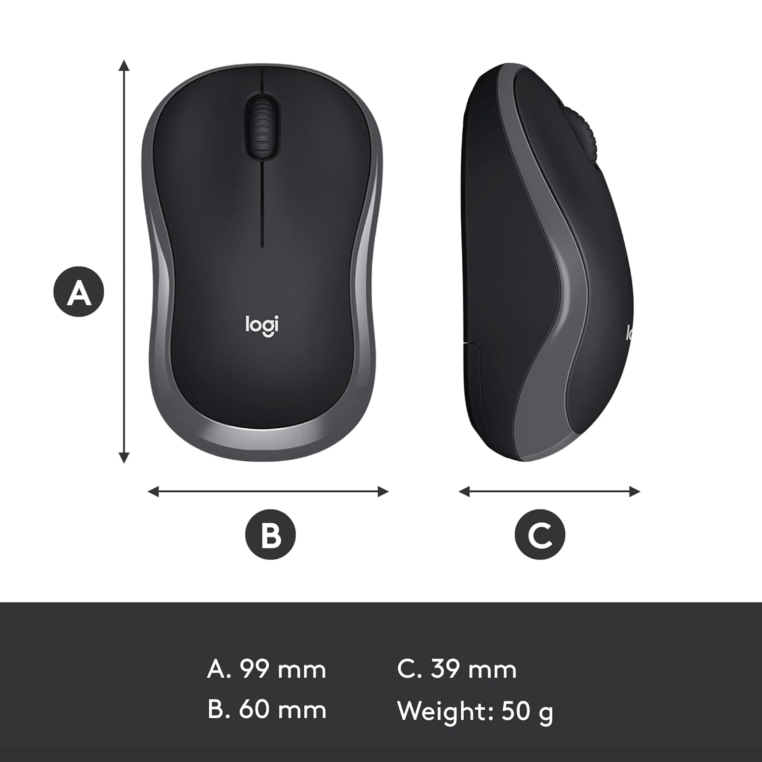 Logitech M186 Wireless Mouse