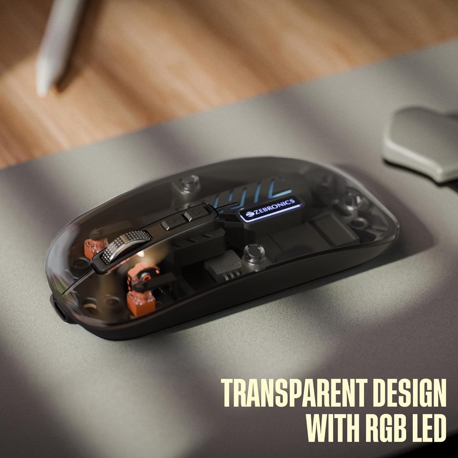 ZEBRONICS Glassy 10 Wireless Mouse