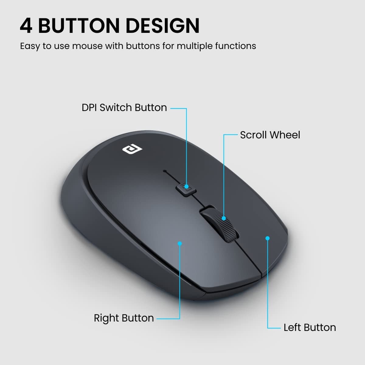 Portronics Toad 23 Wireless Optical Mouse