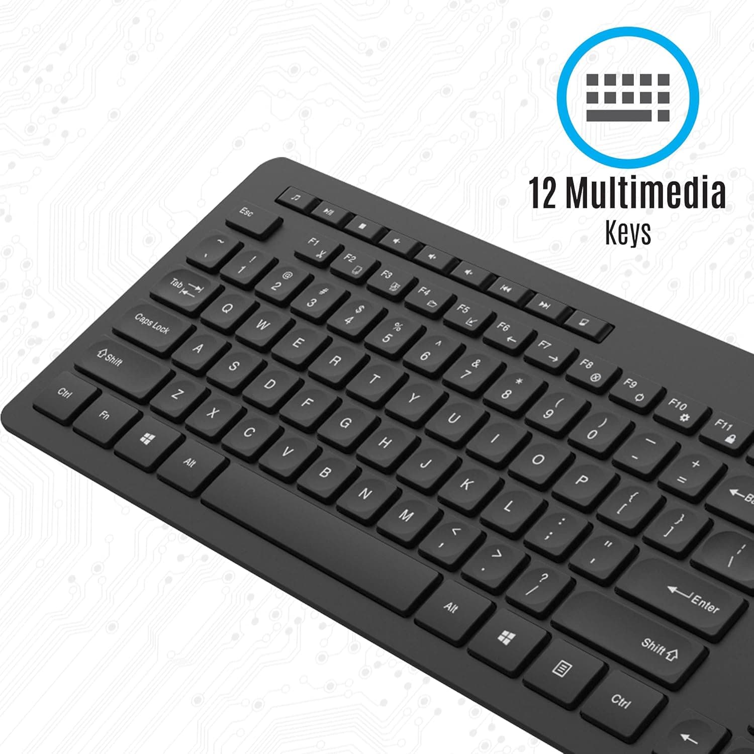 Zebronics Zeb-Companion 500 Wireless Keyboard & Mouse Combo