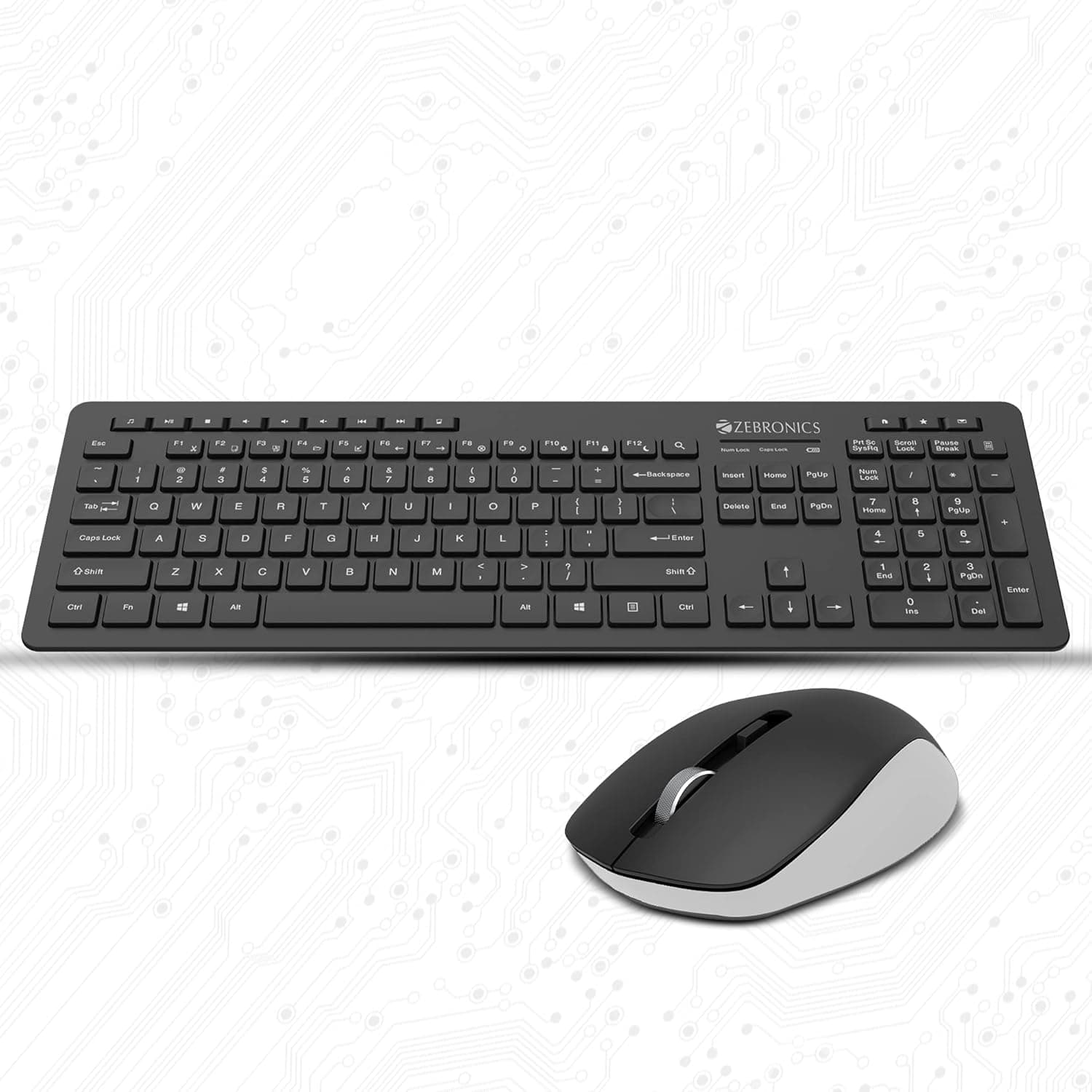 Zebronics Zeb-Companion 500 Wireless Keyboard & Mouse Combo