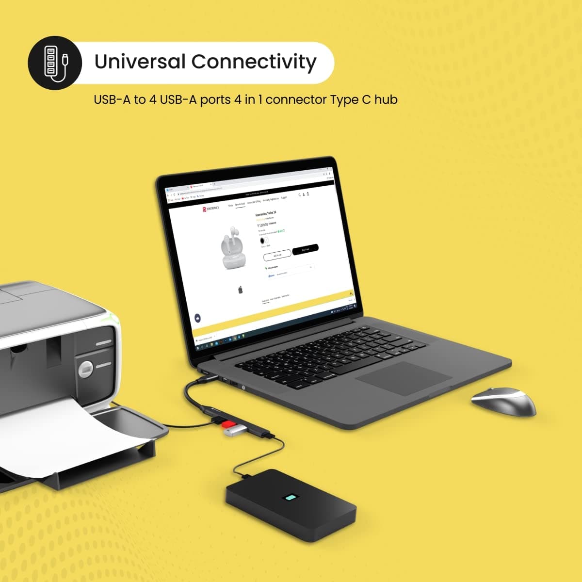 Portronics Mport 31 4-in-1 USB Hub