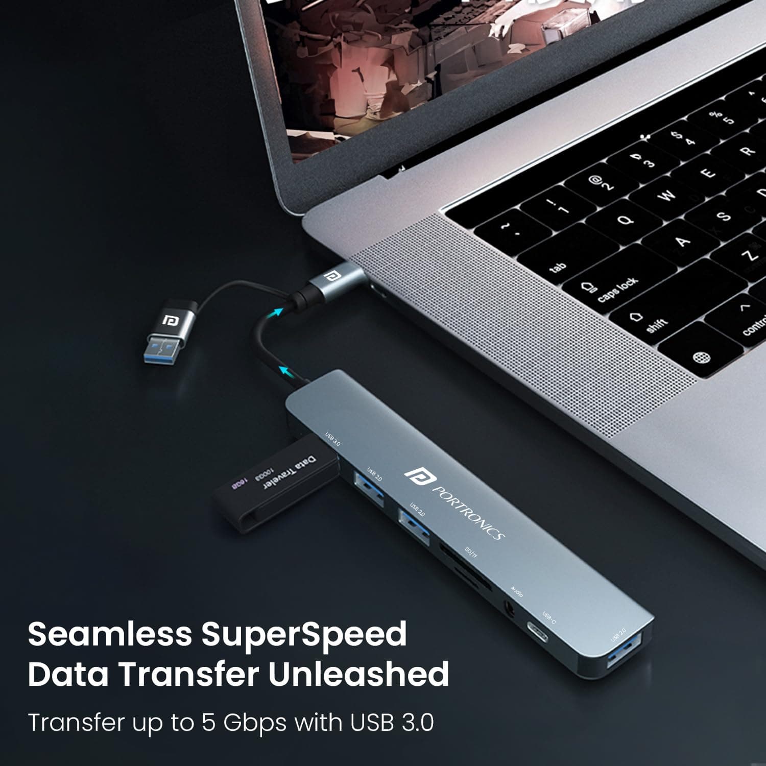 Portronics Mport 11 USB C Docking Station