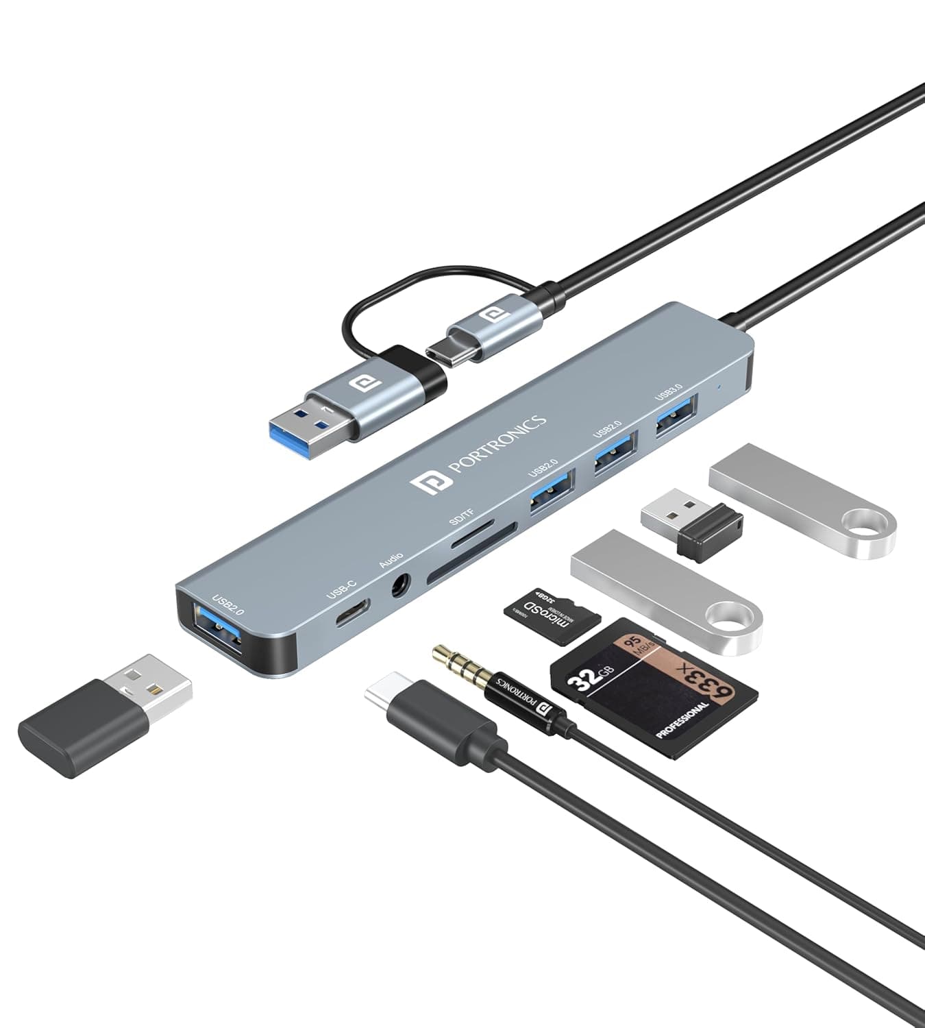 Portronics Mport 11 USB C Docking Station