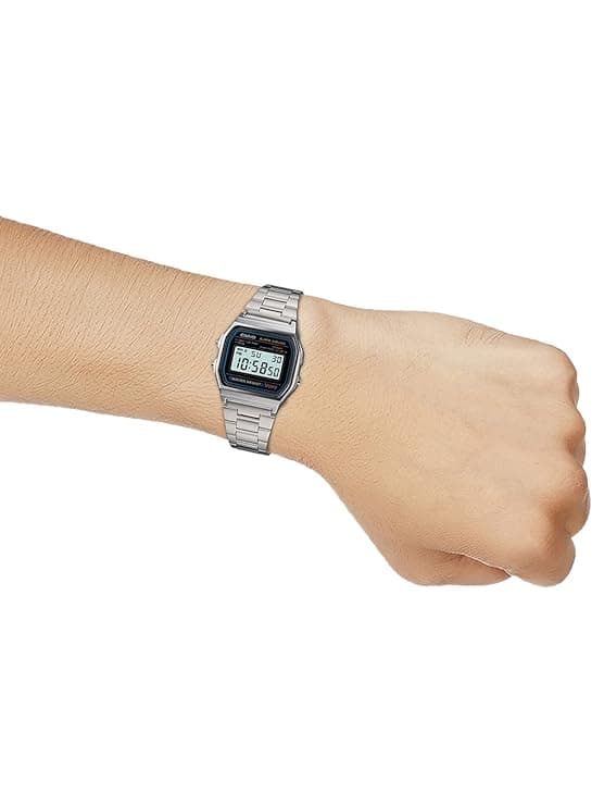Casio Vintage Digital Grey Watch A158WA-1Q