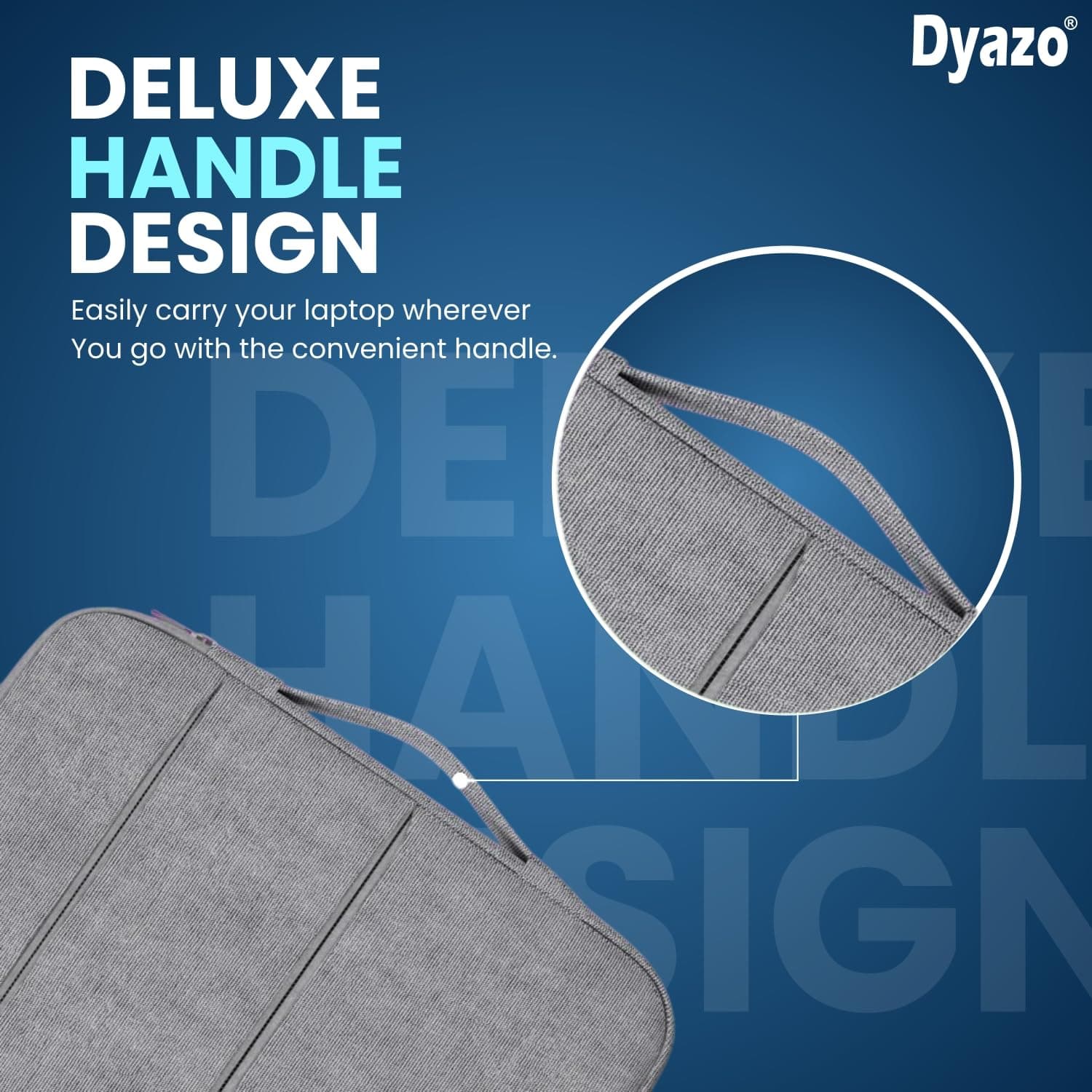 Dyazo Water Resistant Laptop Sleeve Case with Handle 15–15.6 Inch